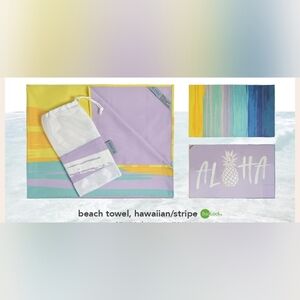 Norwex Hawaiian Stripe Beach Towel